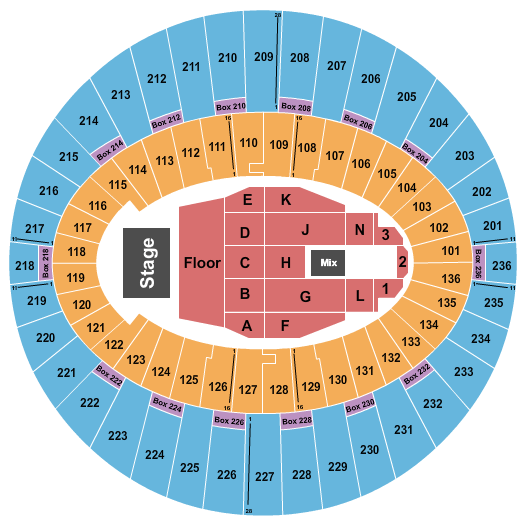 The Kia Forum Bruce Springsteen Seating Chart
